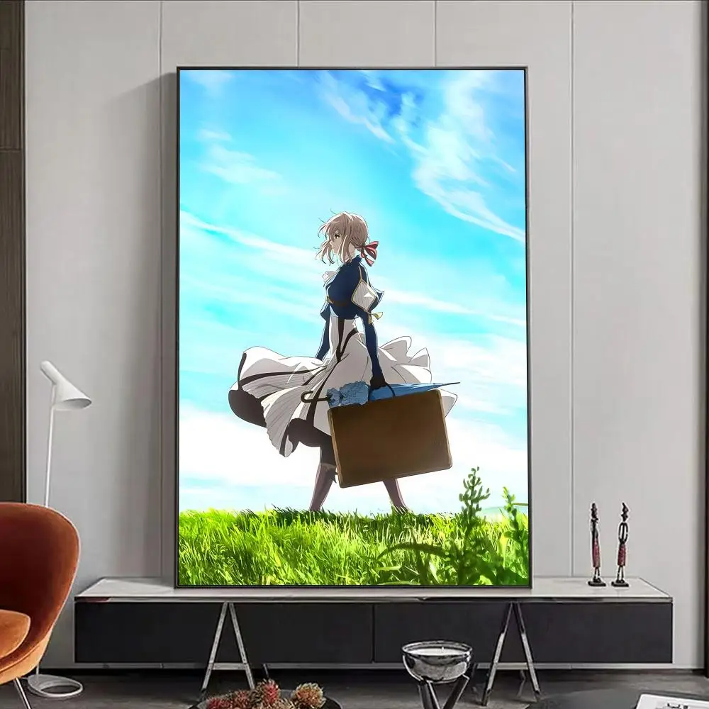 Best Selling Anime Violet Evergarden Colorfull Wall Art