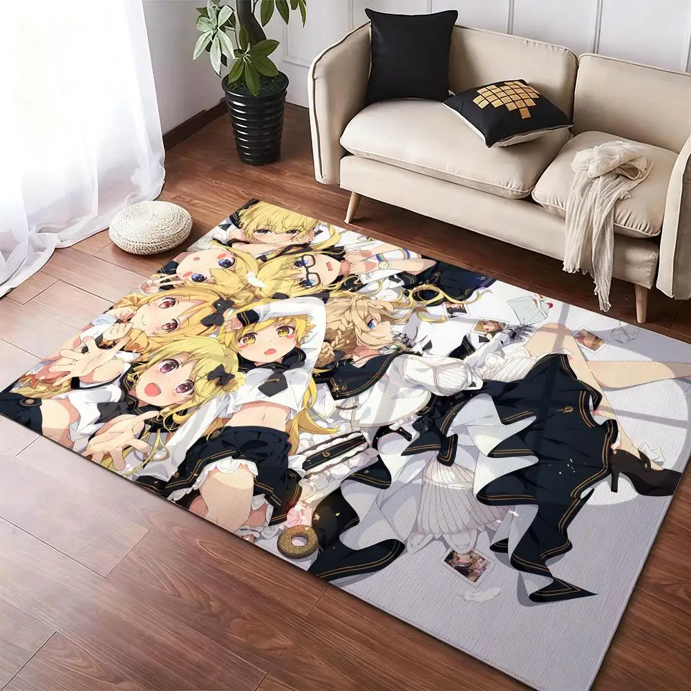 Anime Violet Evergardens Characters Rug