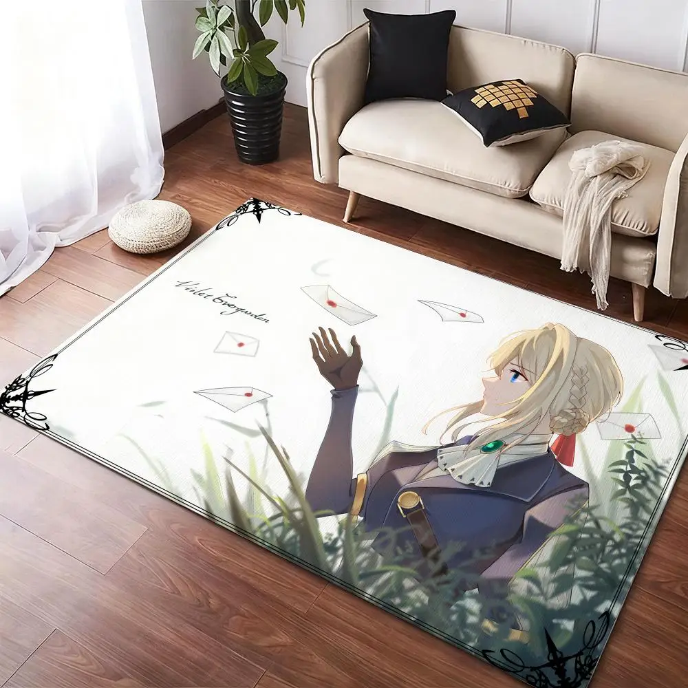 Best Selling Violet Evergardens Bassic Rug