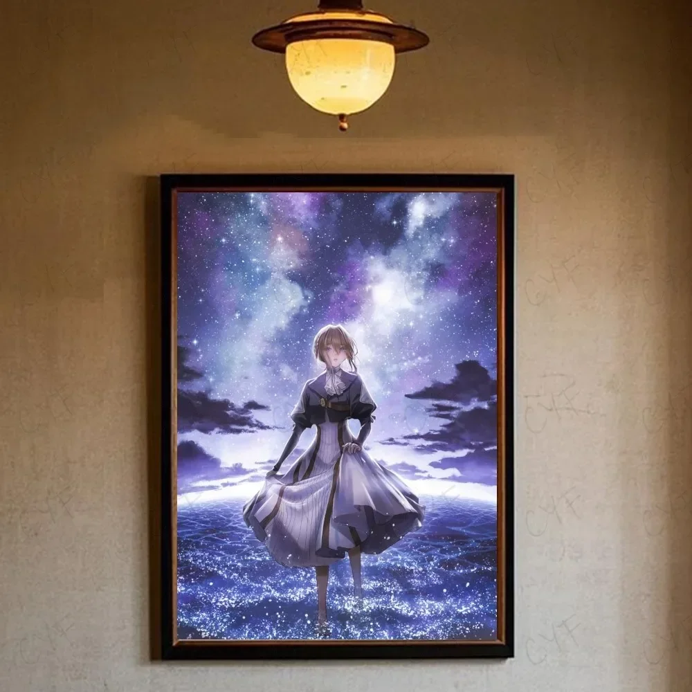 Violet Evergarden Violet Character Retro Wall Art