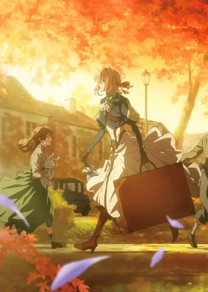 Hot Anime Violet Evergarden Vintage Canvas Poster