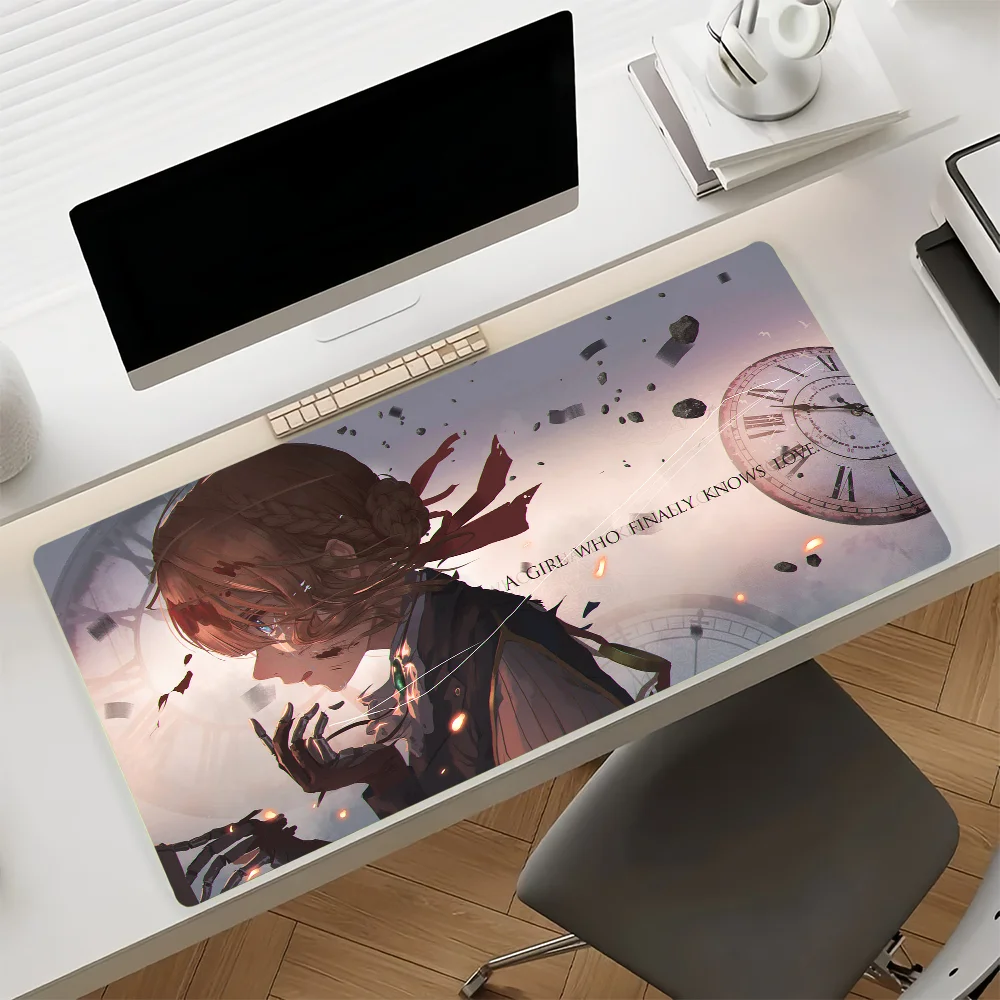 Anime Violet Evergarden Violet Character Retro Mouse Pad