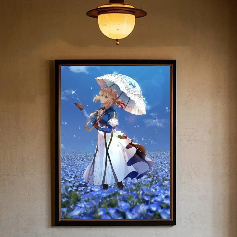 Hot Anime Violet Evergarden Violet Character Wall Art