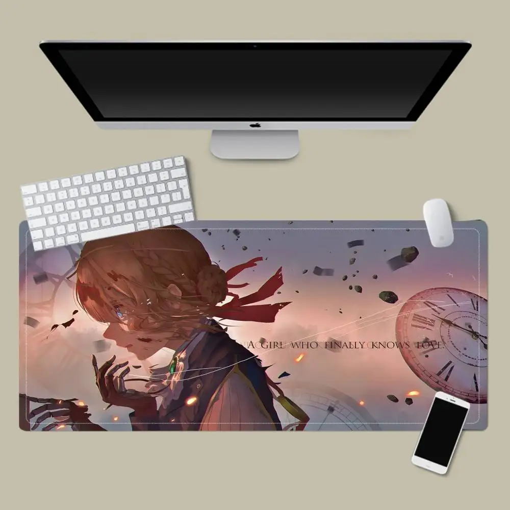 Violet Evergarden Violet Charater Retro Mouse Pad