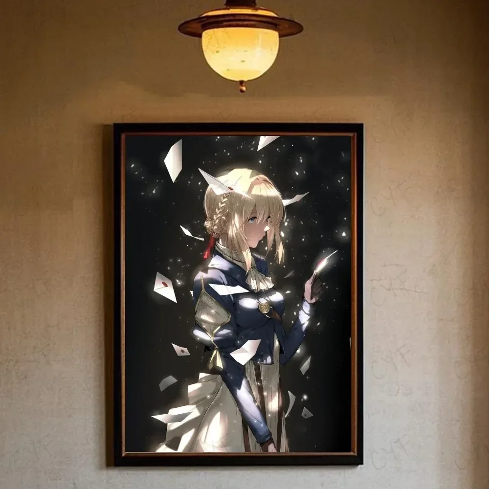 New Design Violet Evergarden Vintage Wall Art