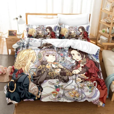Anime Violet Evergarden Characters Bedding Set