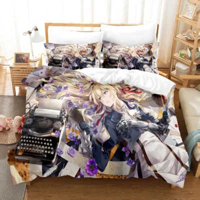 Hot Design Anime Violet Evergarden Bedding Sets