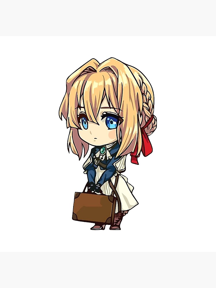 Violet Evergarden Chibi Violet Carrying Throw Pillow - Image 2