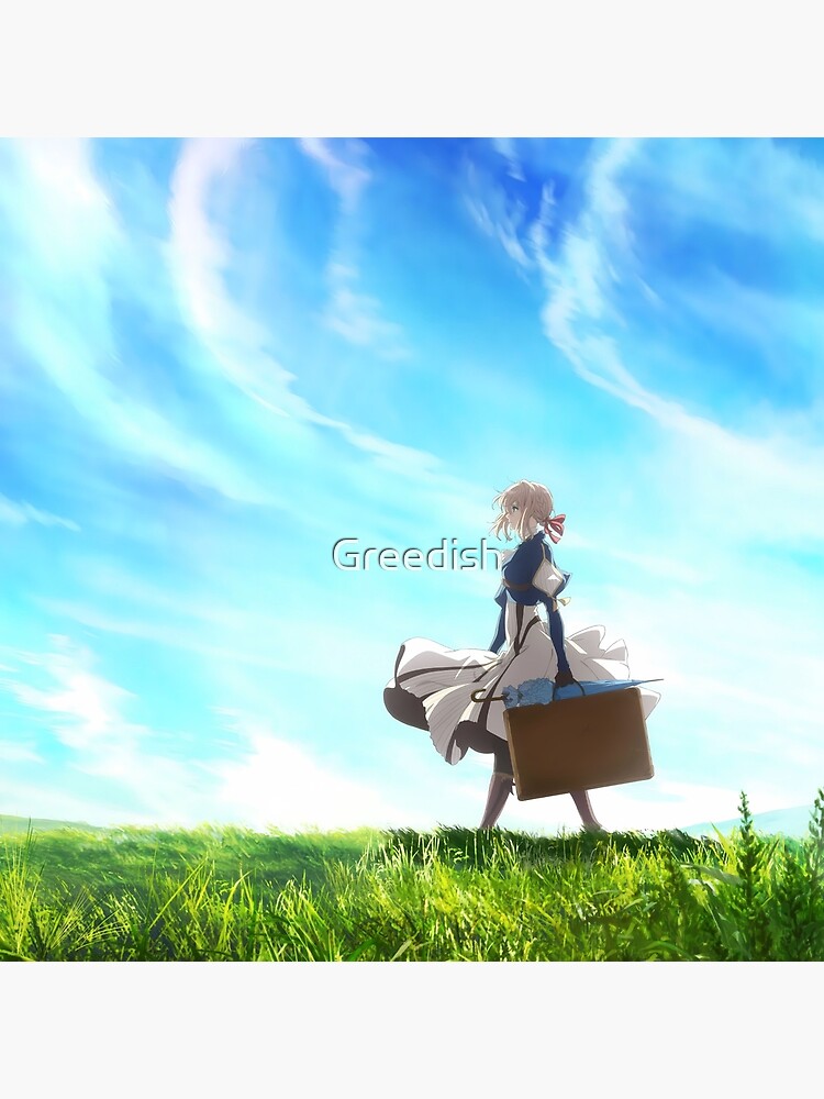 Hot Anime Violet Evergarden Blue Sky Throw Pillow - Image 2
