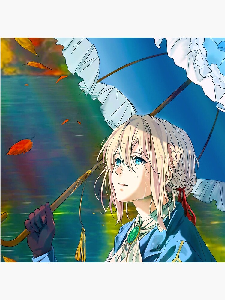 Hot Collection Violet Evergarden Colorfull Shower Curtain - Image 2