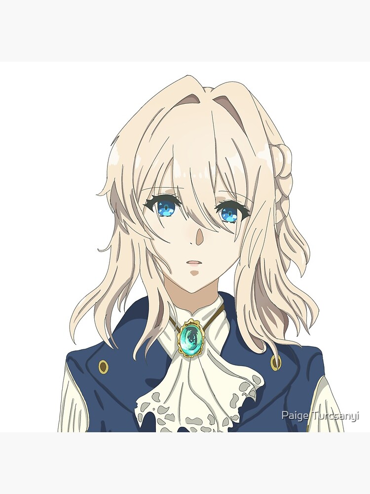 Anime Violet Evergarden Character Bassic Design Shower Curtain - Image 2