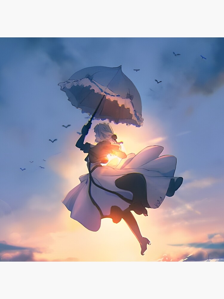 Anime Violet Evergarden Cover Shower Curtain - Image 2