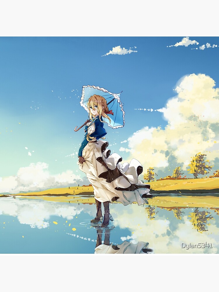 Anime Violet Evergarden Colorfull Shower Curtain - Image 2