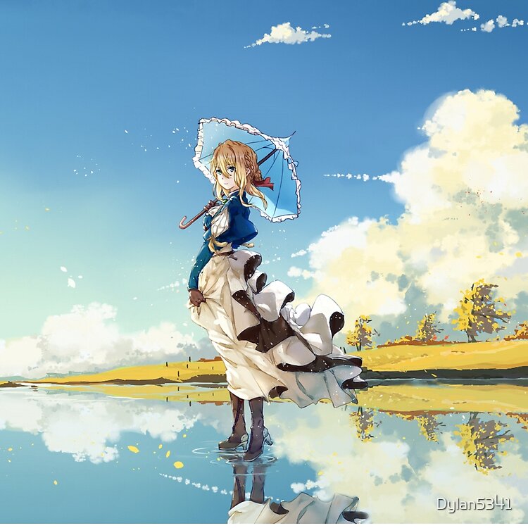 Anime Violet Evergarden Colorfull Tote Bag - Image 2