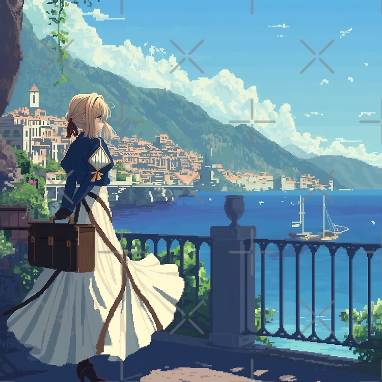 New Collection Violet Evergarden Seafront Tote Bag - Image 2