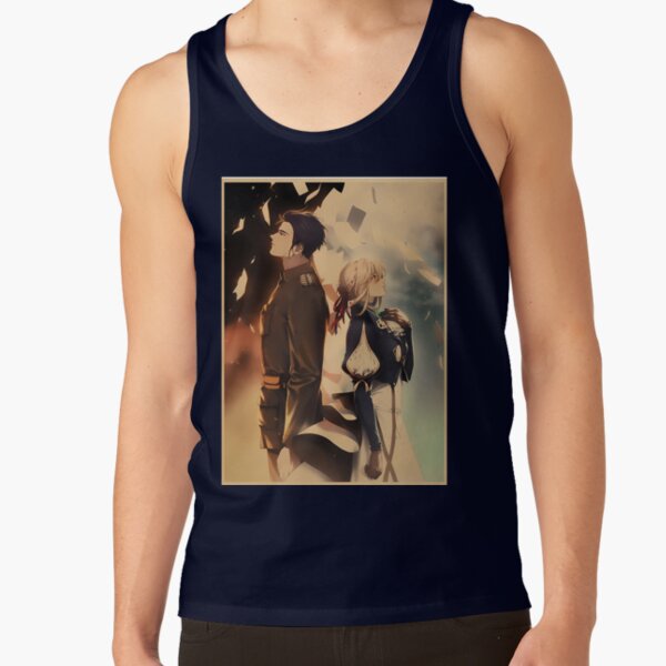 New Collection Violet Evergarden Retro Graphic Tank Top - Image 5