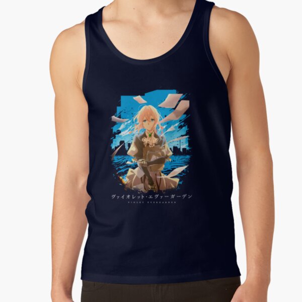Violet Evergarden Healing Through Words Tank Top - Image 5