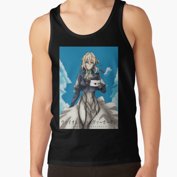 Violet Evergarden Blue Sky Letter Tank Top - Image 2