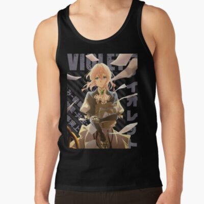 Hot Anime Violet Evergarden Vintage Typography Tank Top