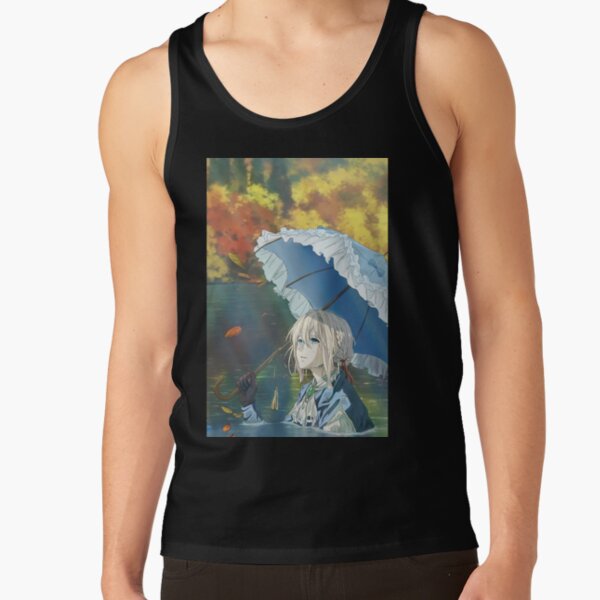 Anime Violet Evergarden - Violet Character And Lake Tank Top - Image 2
