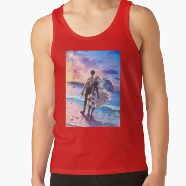 Violet And Gilbert Beach Poster Tank Top - Image 5
