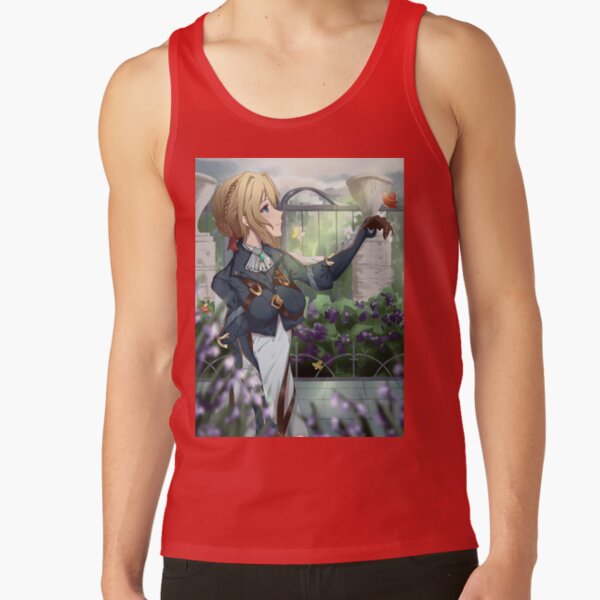 Violet Evergarden Beautiful Cover Photo Tank Top - Image 4