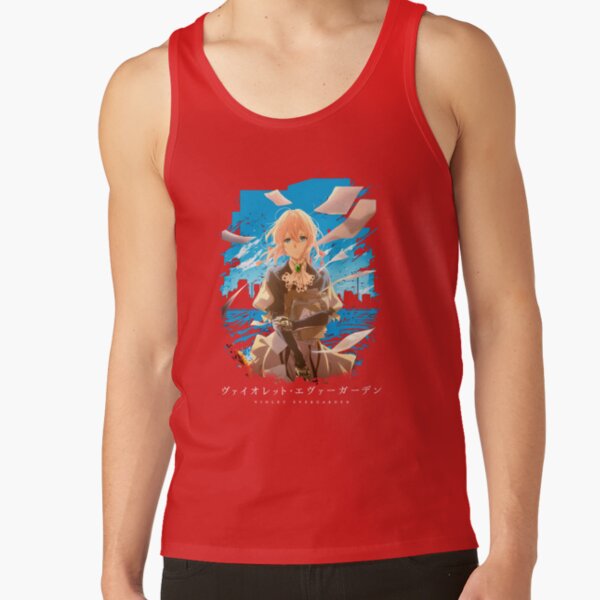 Violet Evergarden Healing Through Words Tank Top - Image 4