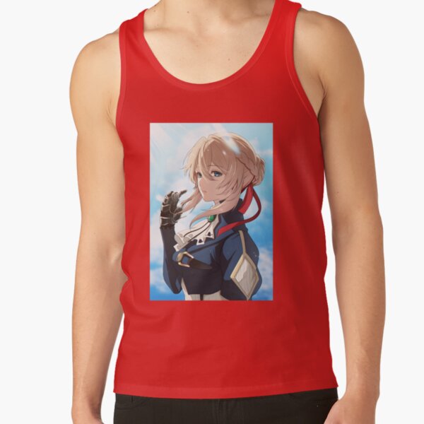 Violet Evergarden-cutie Violet Character Tank Top - Image 4