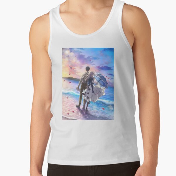 Violet And Gilbert Beach Poster Tank Top - Image 2