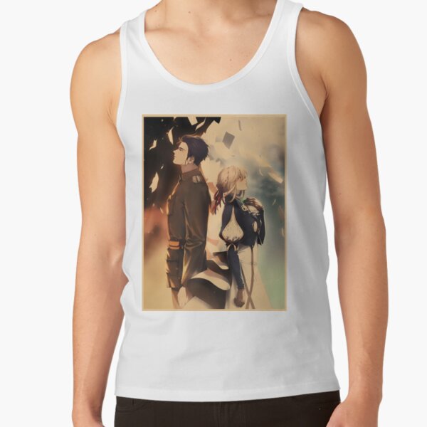 New Collection Violet Evergarden Retro Graphic Tank Top - Image 2
