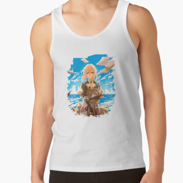 Violet Evergarden Healing Through Words Tank Top - Image 2