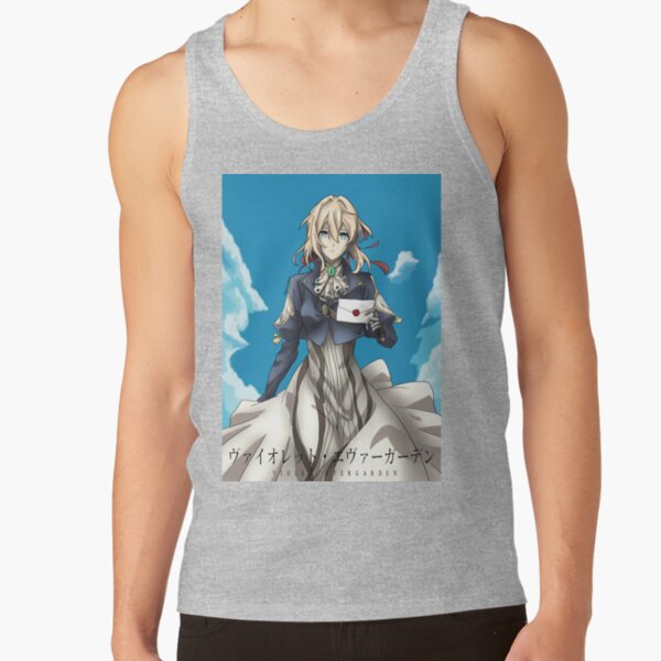 Violet Evergarden Blue Sky Letter Tank Top - Image 3