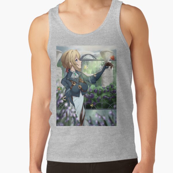 Violet Evergarden Beautiful Cover Photo Tank Top - Image 3