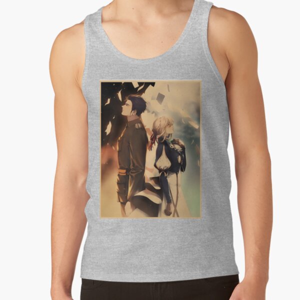 New Collection Violet Evergarden Retro Graphic Tank Top - Image 3