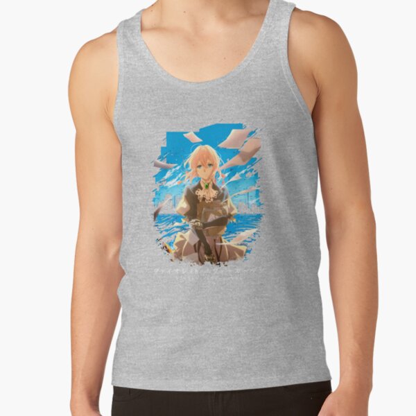 Violet Evergarden Healing Through Words Tank Top - Image 3