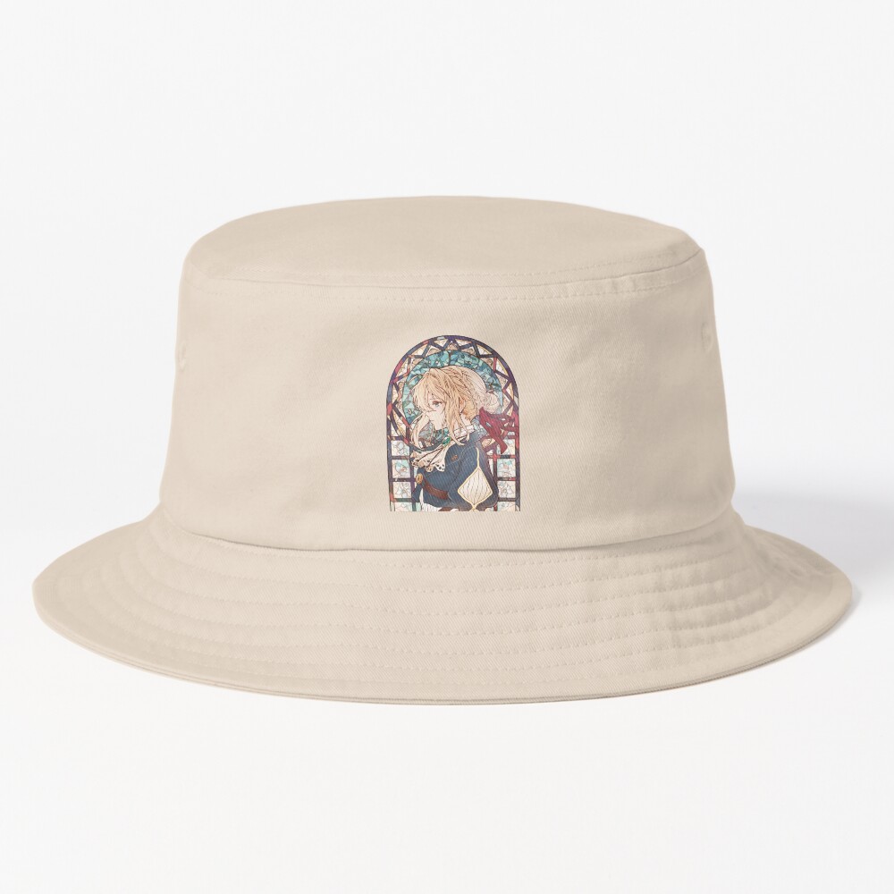 Stained Glass Violet Evergarden Bucket Hat