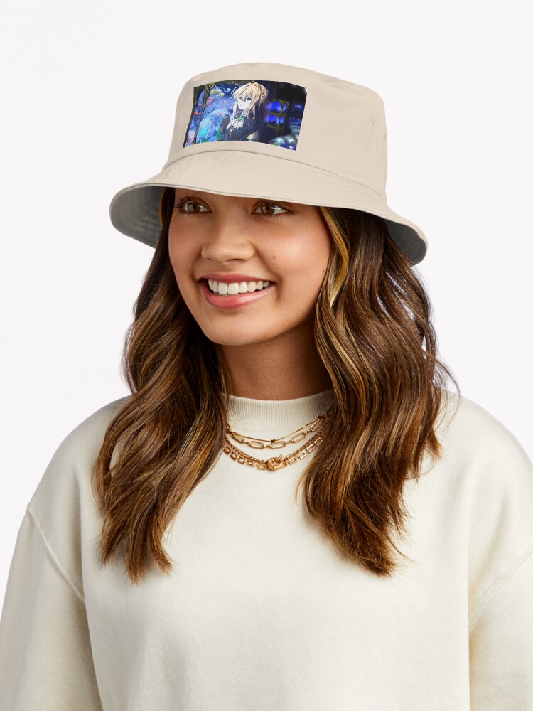 Violet Evergarden Beautiful Violet Character Bucket Hat - Image 2