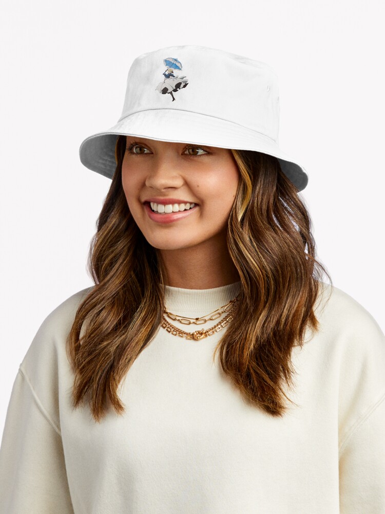 Violet Evergarden Parasol Acrylic Painting Bucket Hat - Image 2