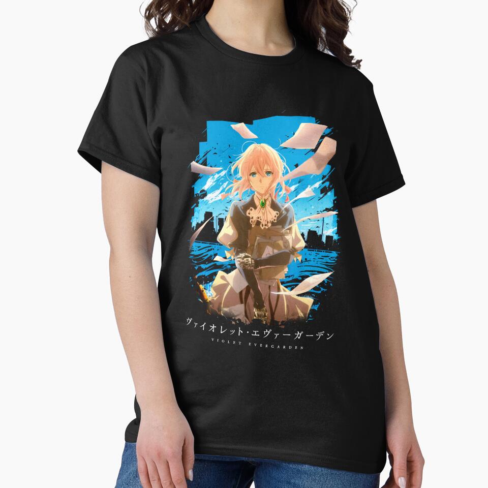 Violet Evergarden Healing Through Words T-shirt