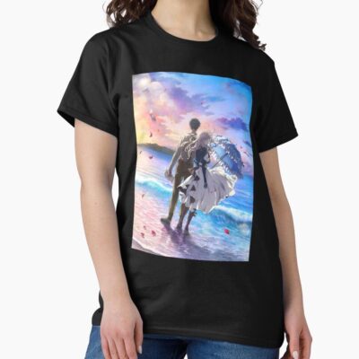 Violet And Gilbert Beach Poster T-shirt