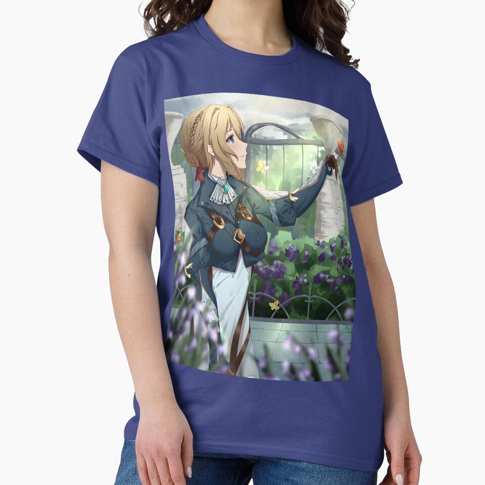 Violet Evergarden Beautiful Cover Photo T-shirt - Image 4