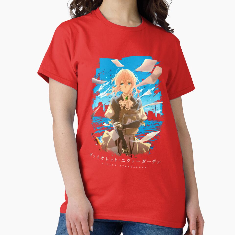 Violet Evergarden Healing Through Words T-shirt - Image 5