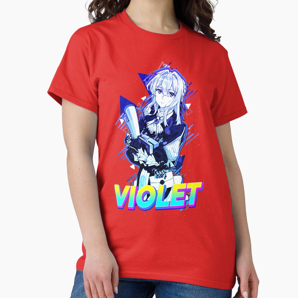 New Design Violet Evergarden Bassic T-shirt - Image 5