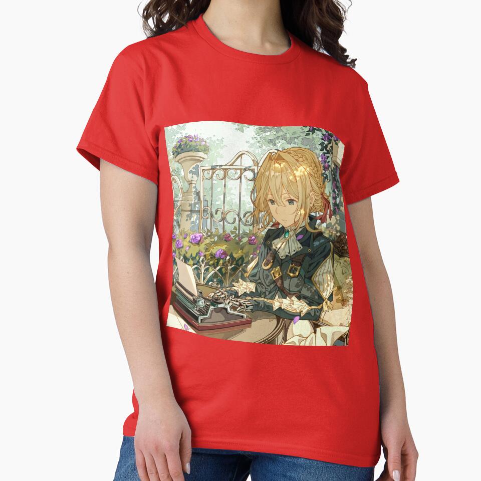 Hot Collection Violet Evergarden Colorfull T-shirt - Image 5
