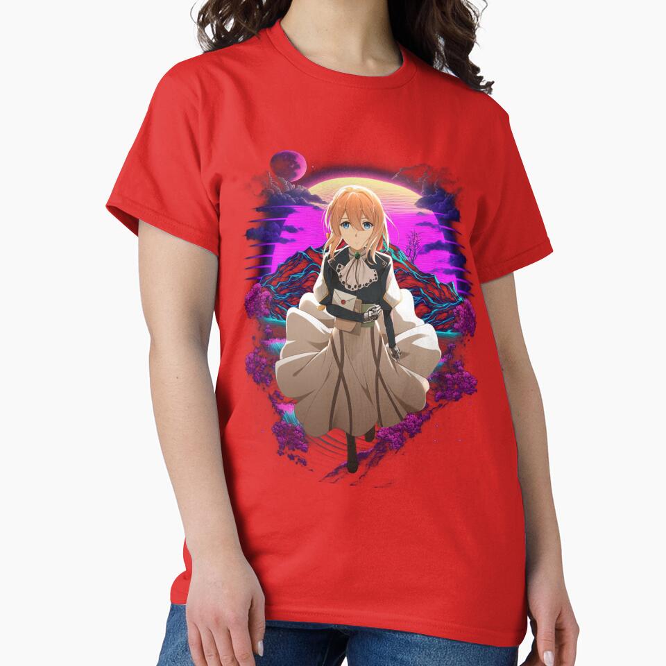 Violet Evergarden Touching Character Development T-shirt - Image 5