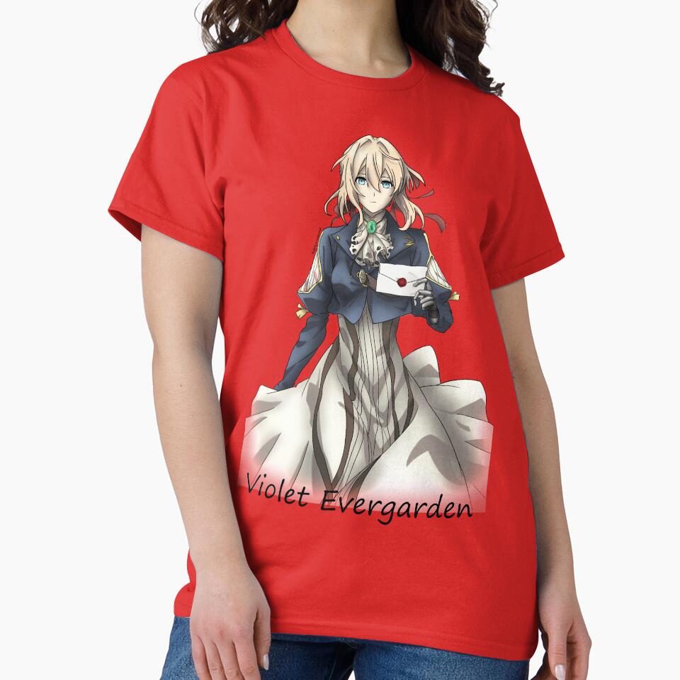 Best Selling Anime Violet Evergarden T-shirt - Image 5