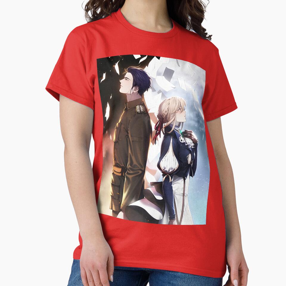 Violet Evergarden Cute Couple T-shirt - Image 5