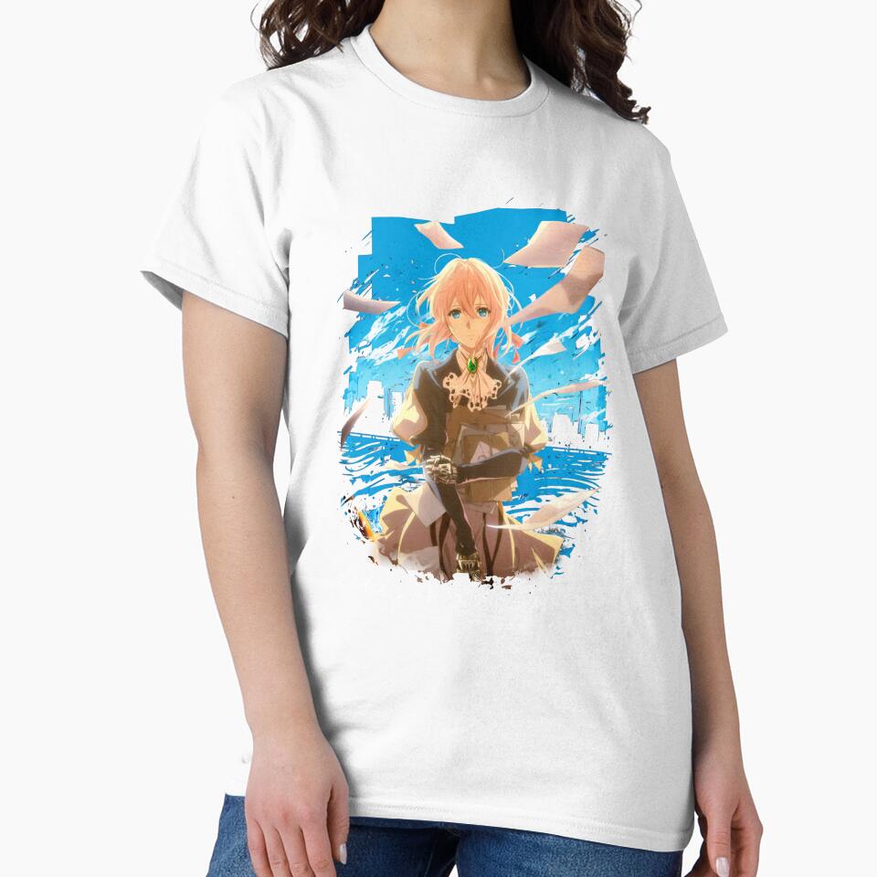 Violet Evergarden Healing Through Words T-shirt - Image 2