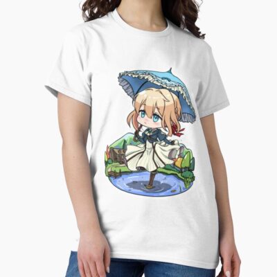 Anime Violet Evergarden - Chibi Violet Character T-shirt