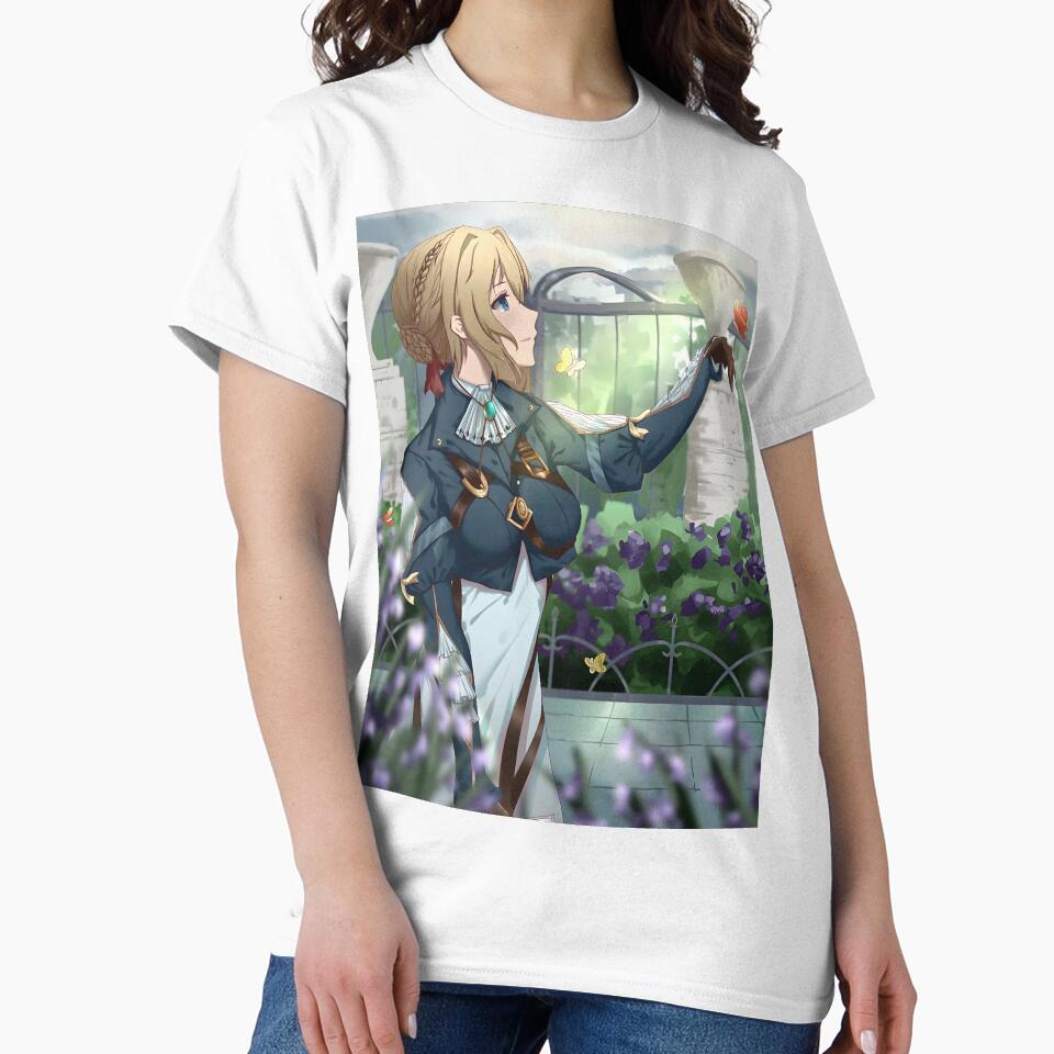 Violet Evergarden Beautiful Cover Photo T-shirt - Image 2